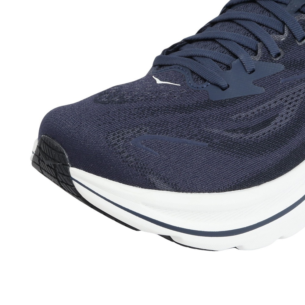 ホカ（HOKA）（メンズ）ランニングシューズ ジョギングシューズ クリフトン 10 ネイビー 1162030-NWT スニーカー ラン ウォーク 超軽量 クッション性 通気性 