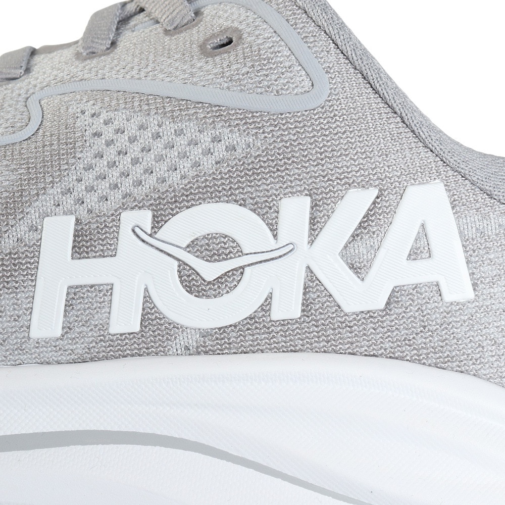 ホカ（HOKA）（メンズ）ランニングシューズ ジョギングシューズ クリフトン 10 グレー 1162030-STLLR スニーカー ラン ウォーク 超軽量 クッション性 通気性