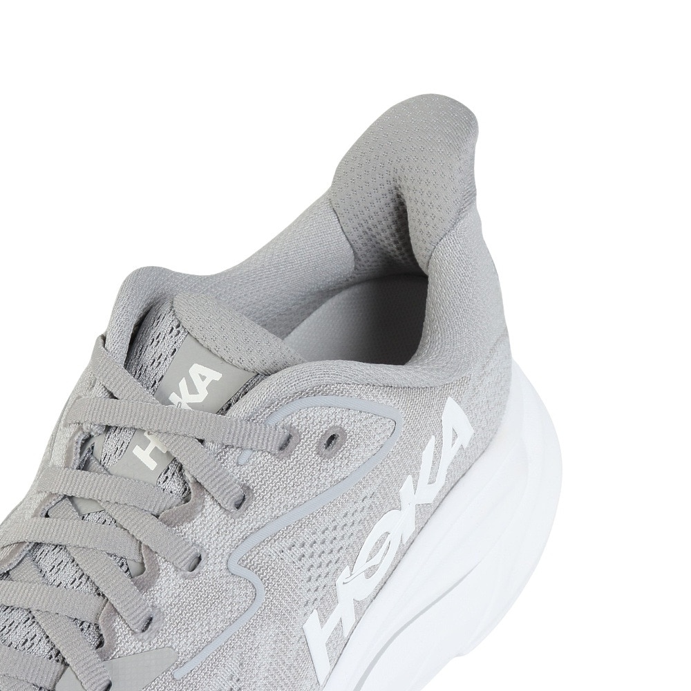 ホカ（HOKA）（メンズ）ランニングシューズ ジョギングシューズ クリフトン 10 グレー 1162030-STLLR スニーカー ラン ウォーク 超軽量 クッション性 通気性