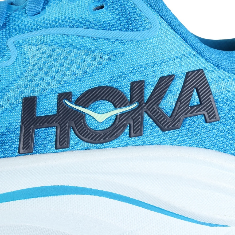 ホカ（HOKA）（メンズ）ランニングシューズ ジョギングシューズ クリフトン 10 ワイド ロイヤルブルー 1162032-HSK スニーカー ラン ウォーク 超軽量 通気性
