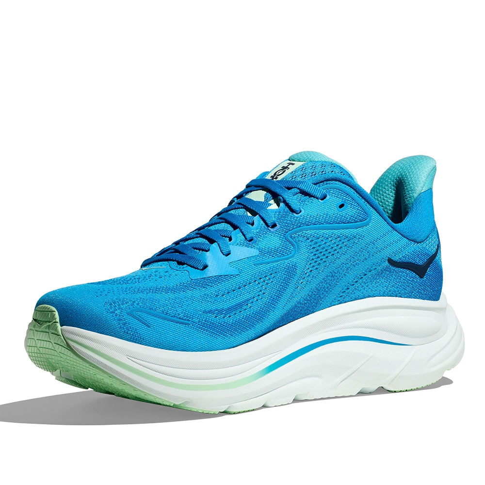ホカ（HOKA）（メンズ）ランニングシューズ ジョギングシューズ クリフトン 10 ワイド ロイヤルブルー 1162032-HSK スニーカー ラン ウォーク 超軽量 通気性