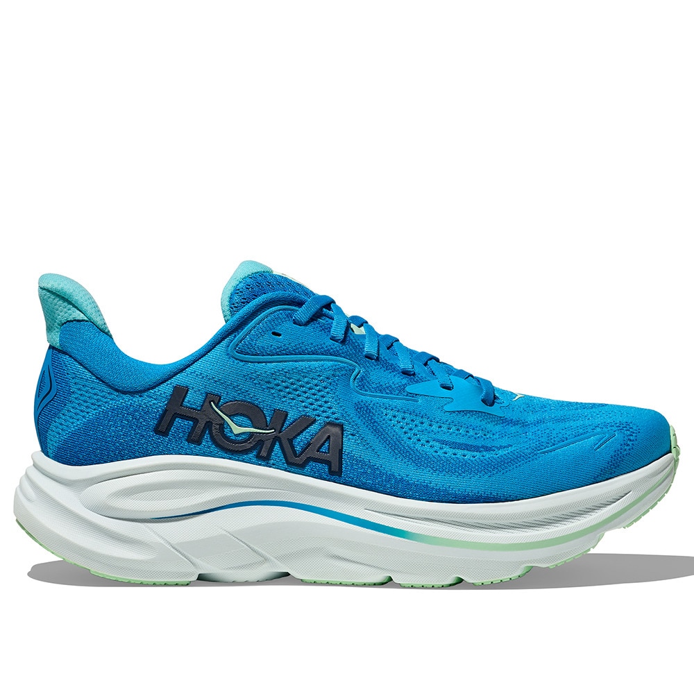 ホカ（HOKA）（メンズ）ランニングシューズ ジョギングシューズ クリフトン 10 ワイド ロイヤルブルー 1162032-HSK スニーカー ラン ウォーク 超軽量 通気性