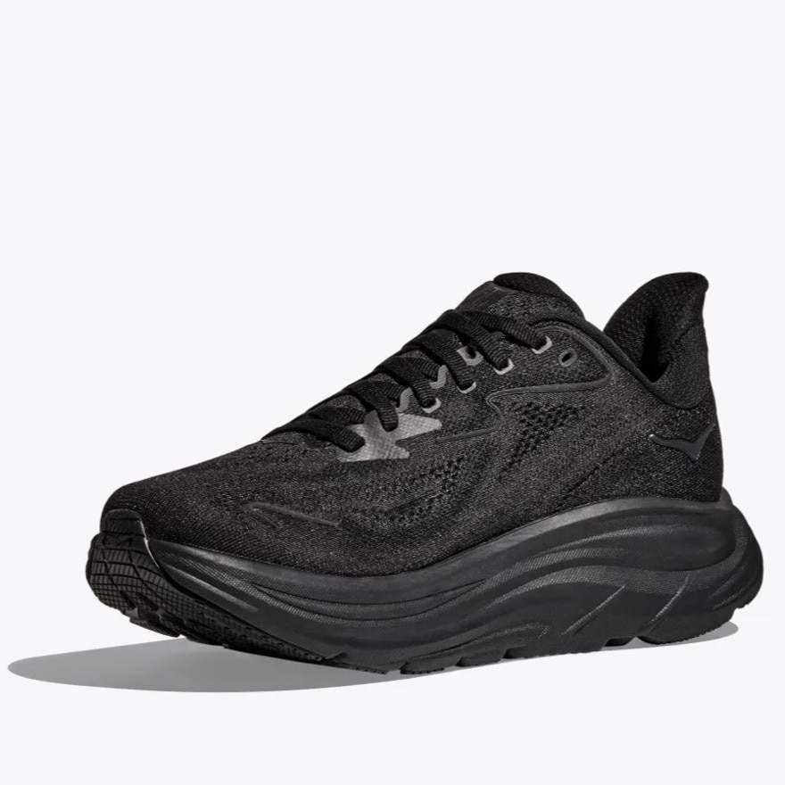 ホカ（HOKA）（メンズ）ランニングシューズ ジョギングシューズ クリフトン 10 ブラック 1162030-BBLC スニーカー ウォーキング ロード 超軽量 クッション性 