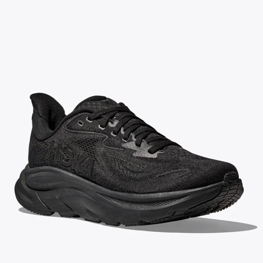 ホカ（HOKA）（メンズ）ランニングシューズ ジョギングシューズ クリフトン 10 ブラック 1162030-BBLC スニーカー ウォーキング ロード 超軽量 クッション性 