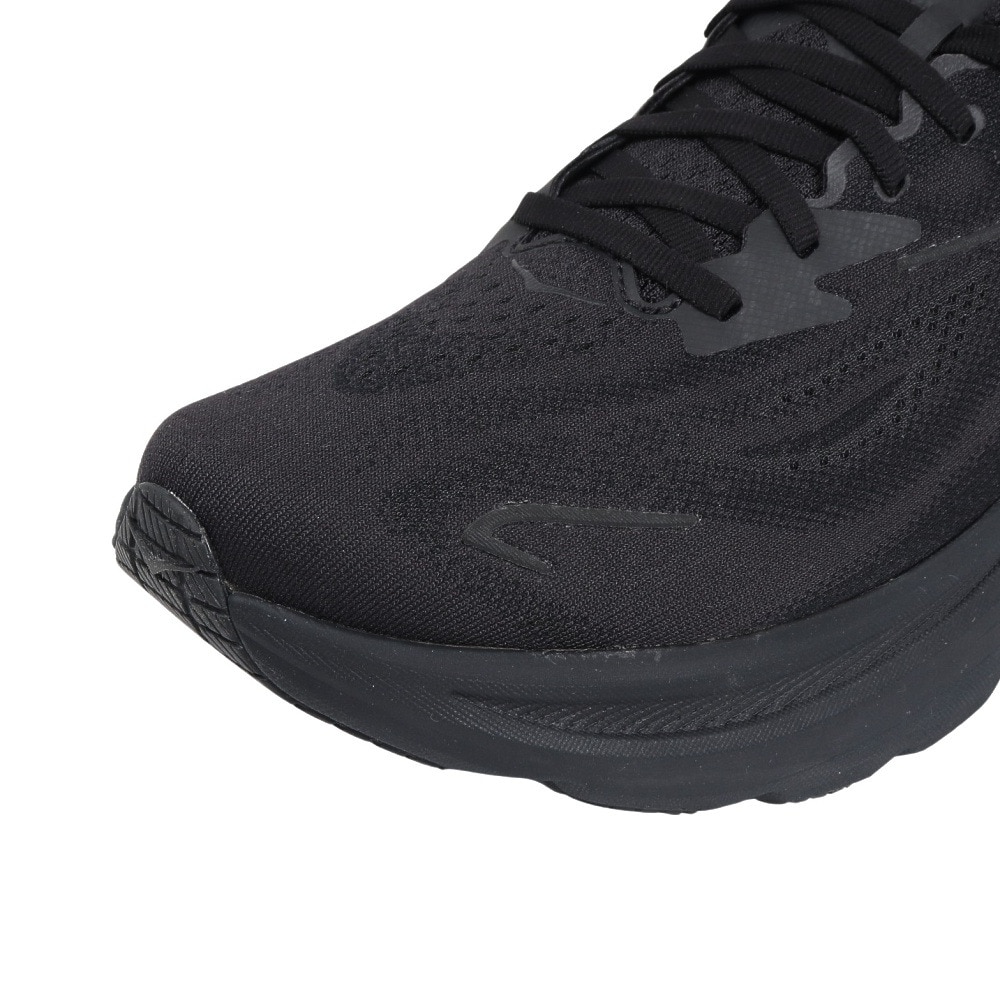 ホカ（HOKA）（メンズ）ランニングシューズ ジョギングシューズ クリフトン 10 ブラック 1162030-BBLC スニーカー ウォーキング ロード 超軽量 クッション性 