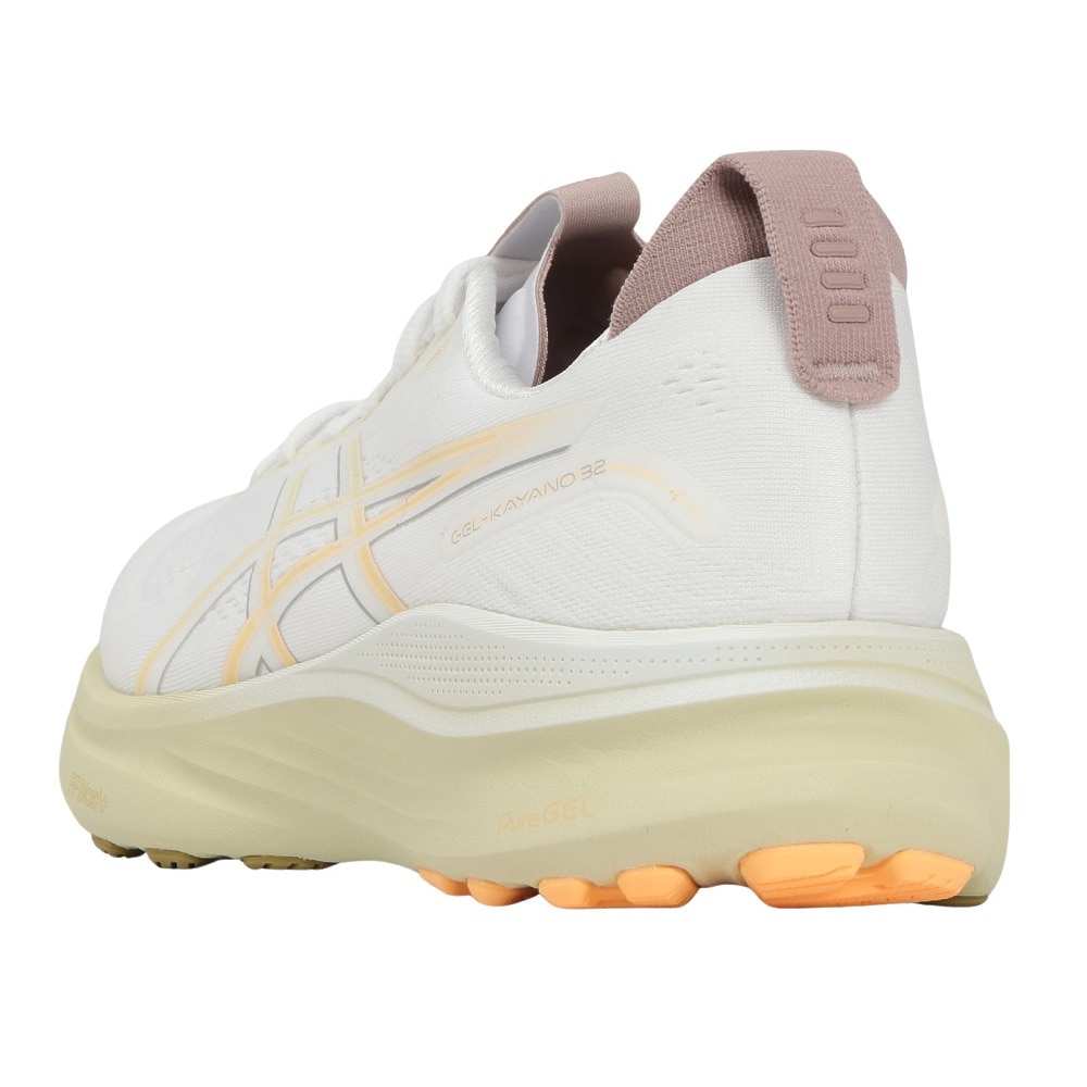 アシックス（ASICS）（メンズ）ランニングシューズ ジョギングシューズ GEL-KAYANO 32 ホワイト 1011C052.101 快適性 安定性 ラン ウォーク