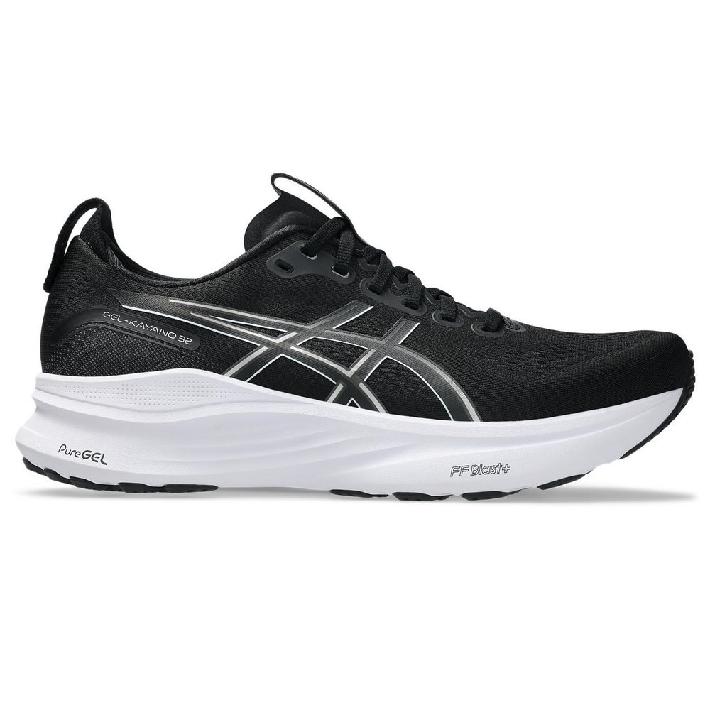 アシックス（ASICS）（メンズ）【先行予約商品】 ランニングシューズ ジョギングシューズ GEL-KAYANO 32 EX WIDE ブラック ホワイト 1011C054.002 快適性 