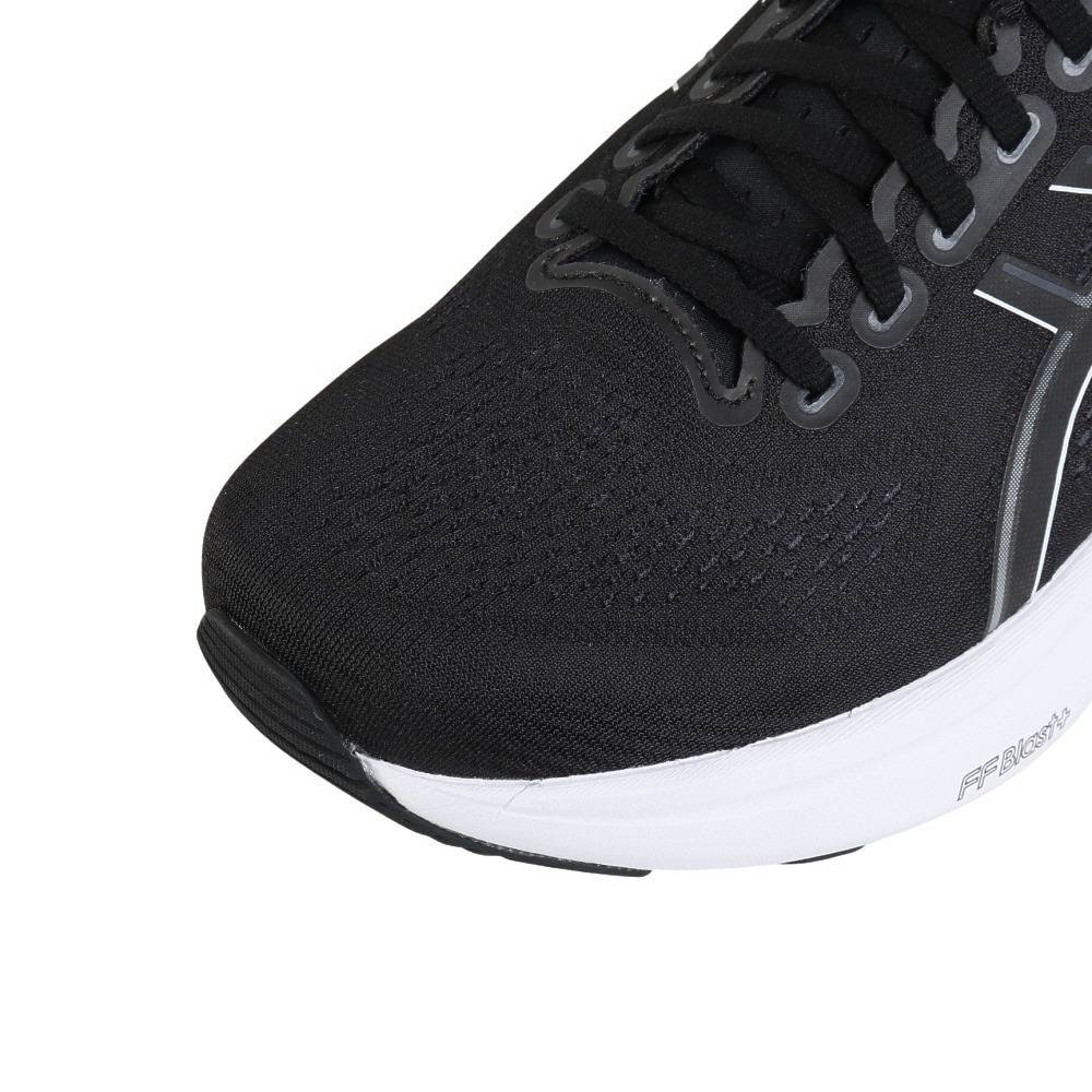 アシックス（ASICS）（メンズ）ランニングシューズ ジョギングシューズ GEL-KAYANO 32 EX WIDE ブラック ホワイト 1011C054.002 快適性 