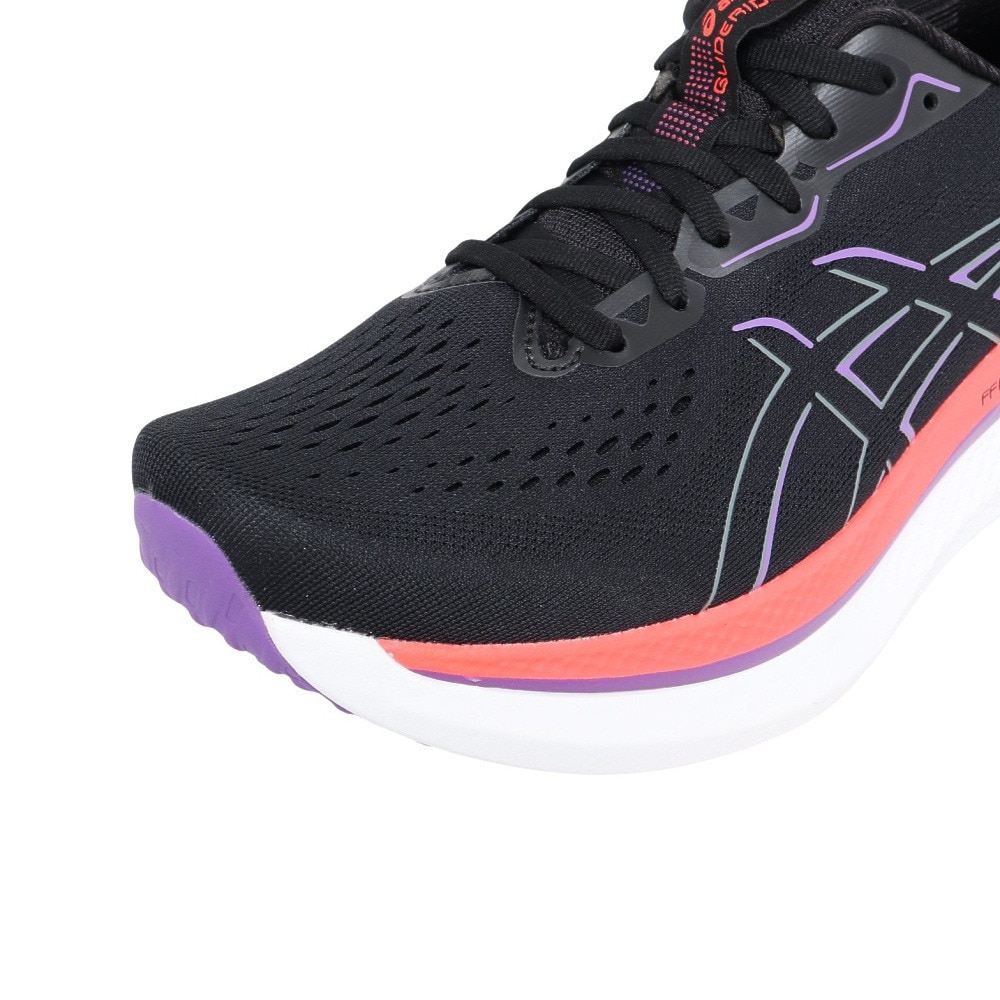 アシックス（ASICS）（メンズ）ランニング ジョギングシューズ グライドライド マックス ブラック レッド 1011B891.002