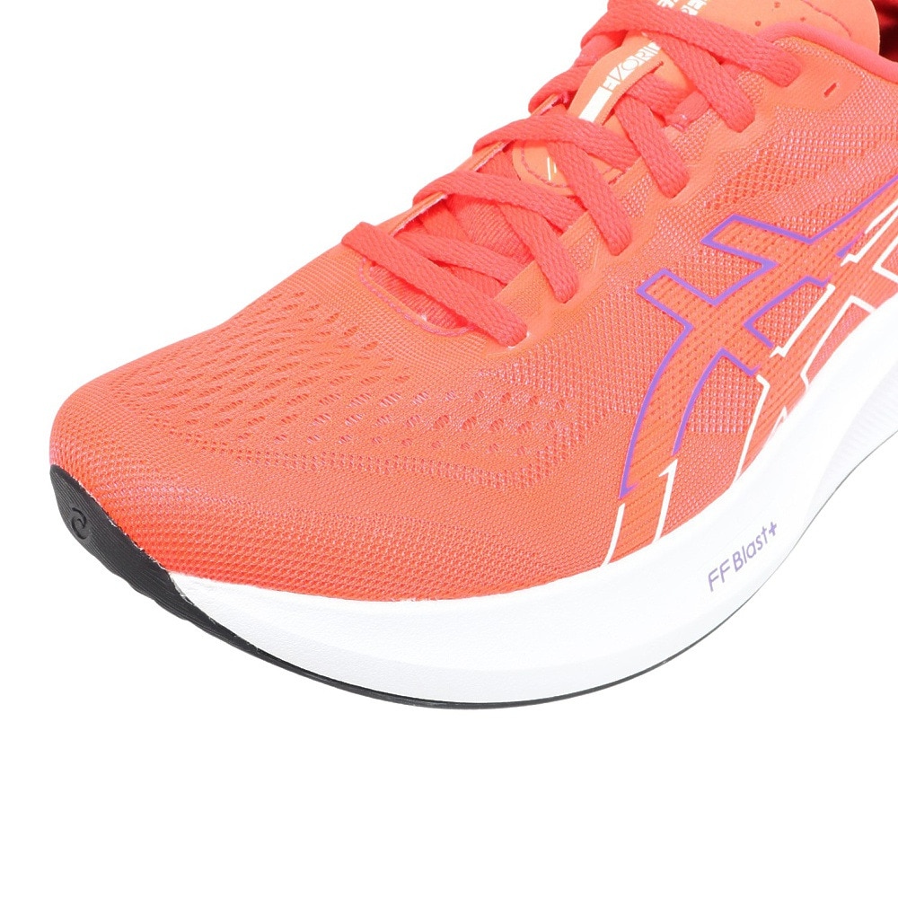 アシックス（ASICS）（メンズ）ランニングシューズ ジョギングシューズ エボライド スピード 3 ワイド レッド 1011B968.600 トレーニングシューズ