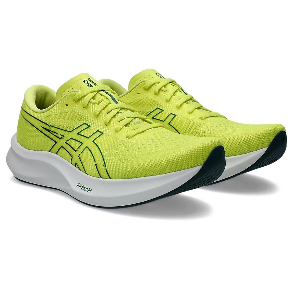 アシックス（ASICS）（メンズ）ランニングシューズ ジョギングシューズ エボライドスピード 3 ワイド イエロー グリーン 1011B968.750