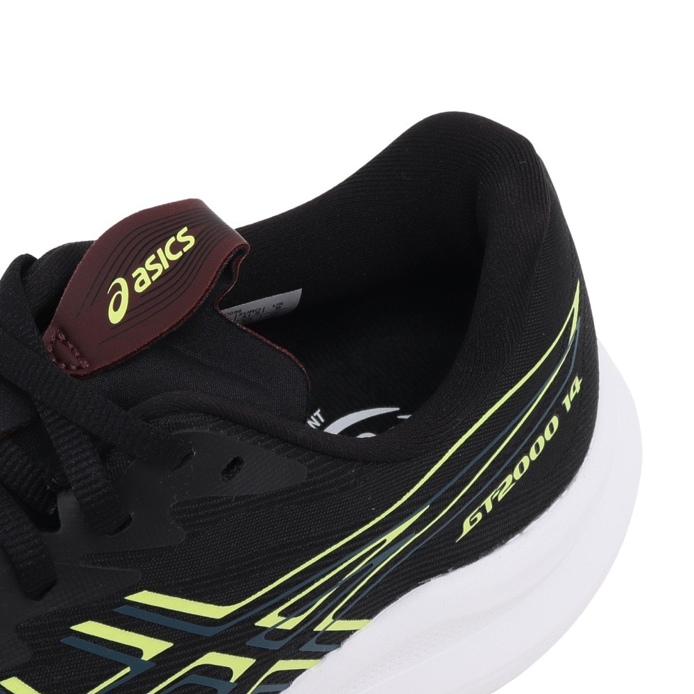 アシックス（ASICS）（メンズ）ランニングシューズ ジョギングシューズ GT-2000 14 ブラック 1011C056.003 スニーカー