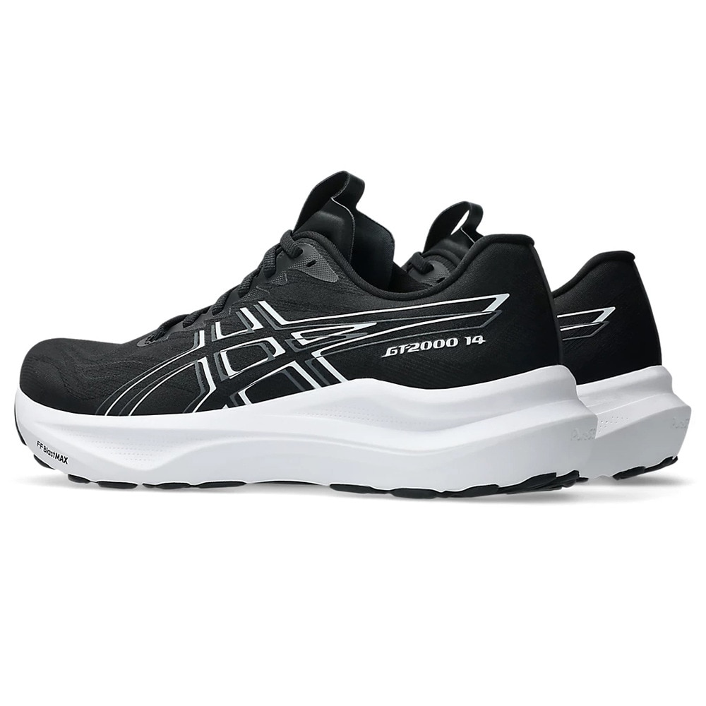アシックス（ASICS）（メンズ）ランニングシューズ ジョギングシューズ GT-2000 14 エクストラワイド ブラック ホワイト 1011C057.001