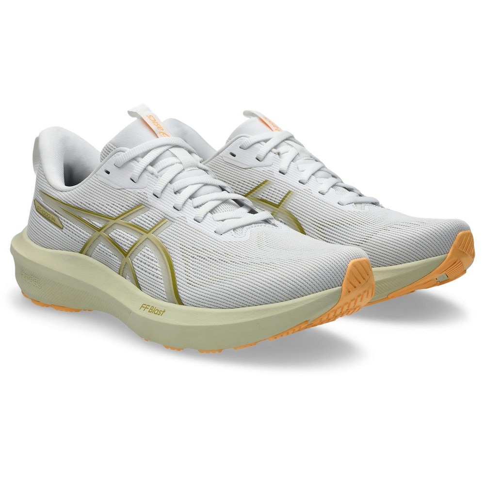 アシックス（ASICS）（メンズ）ランニングシューズ ジョギングシューズ ホワイト グリーン GT-1000 14 1011C077.100