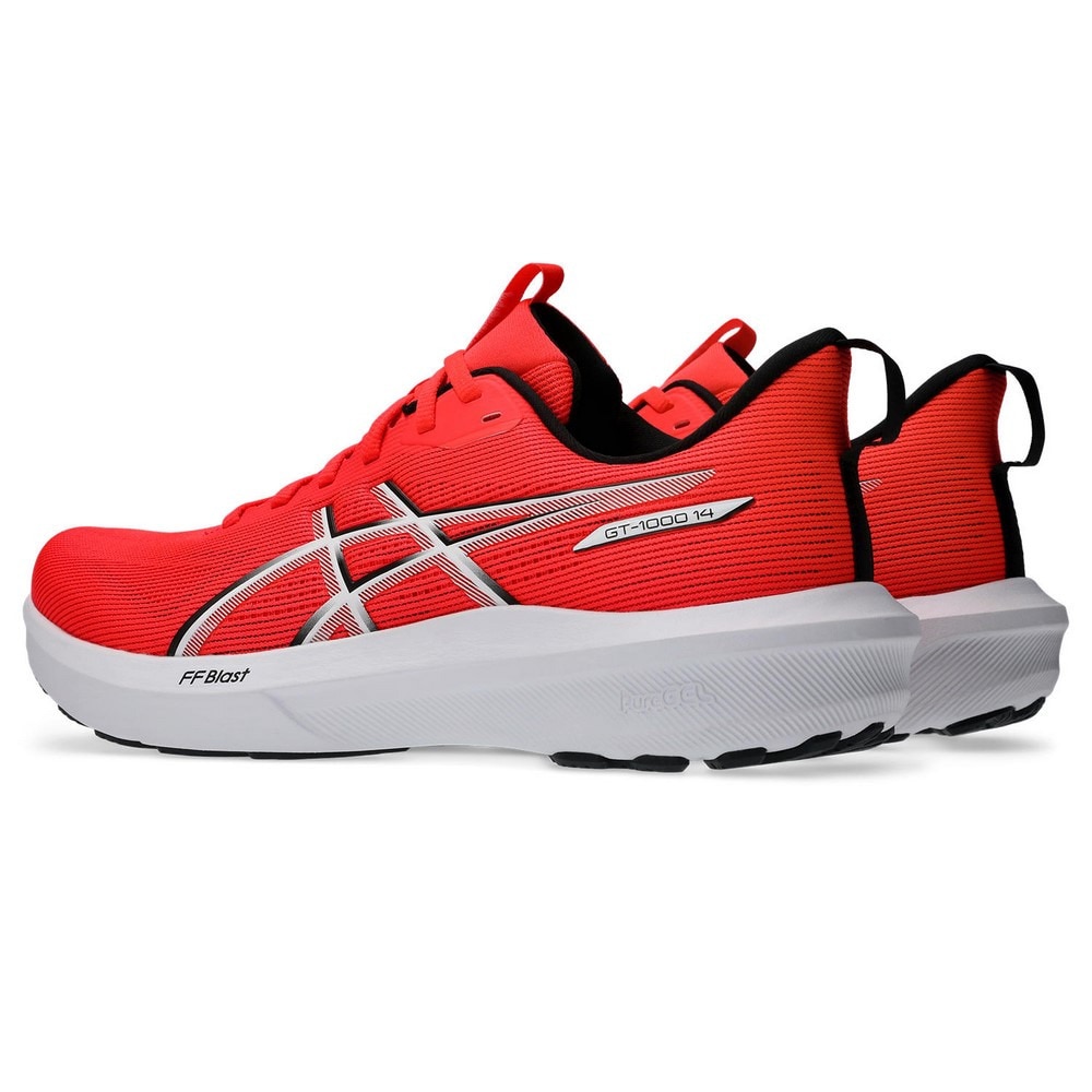 アシックス（ASICS）（メンズ）ランニングシューズ ジョギングシューズ GT-1000 14 レッド 1011C077.600 スニーカー