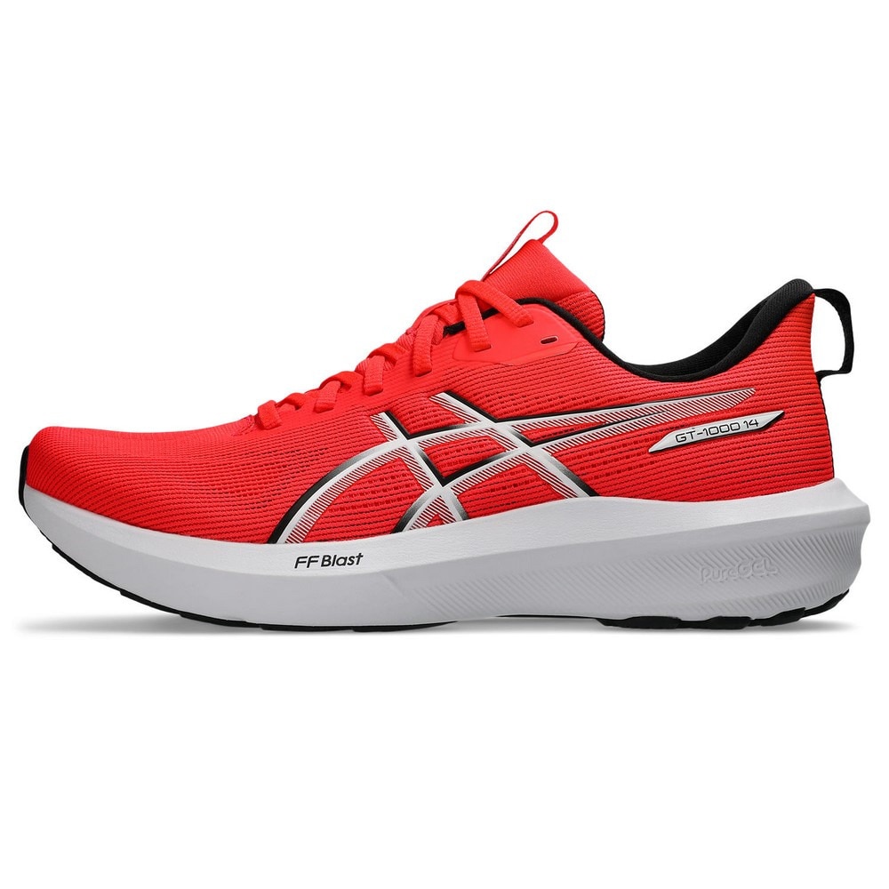 アシックス（ASICS）（メンズ）ランニングシューズ ジョギングシューズ GT-1000 14 レッド 1011C077.600 スニーカー