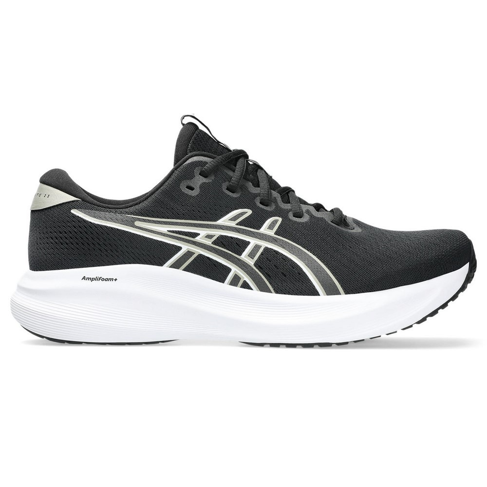アシックス（ASICS）（メンズ）ランニングシューズ ジョギングシューズ ゲル エキサイト 11 スーパーワイド ブラック グレー 1011C079.001