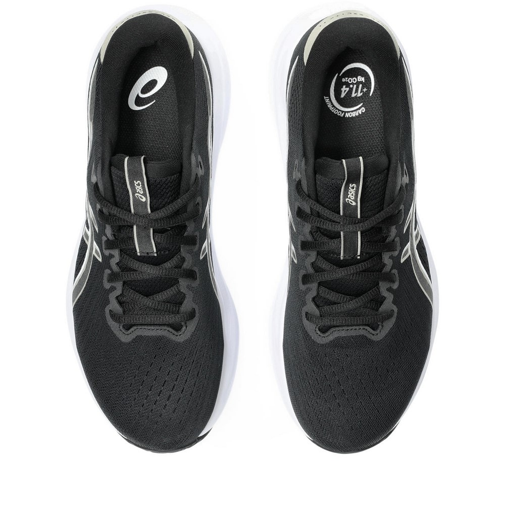 アシックス（ASICS）（メンズ）ランニングシューズ ジョギングシューズ ゲル エキサイト 11 スーパーワイド ブラック グレー 1011C079.001