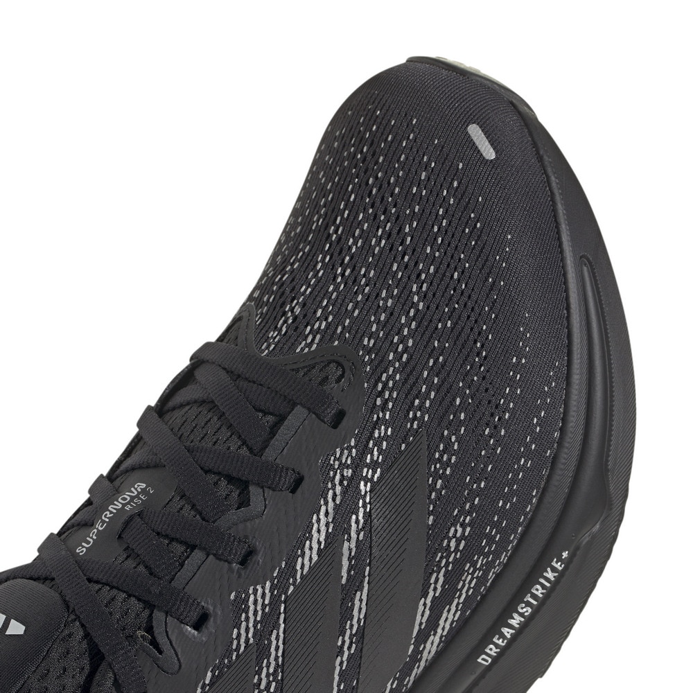 アディダス（adidas）（メンズ）ランニングシューズ ジョギングシューズ スーパーノヴァ ライズ 2 ランニング ブラック JQ7707 スニーカー