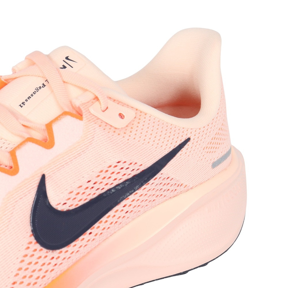 ナイキ（NIKE）（メンズ）ランニングシューズ ジョギングシューズ エア ズーム ペガサス 41 ピンク FD2722-801 スニーカー
