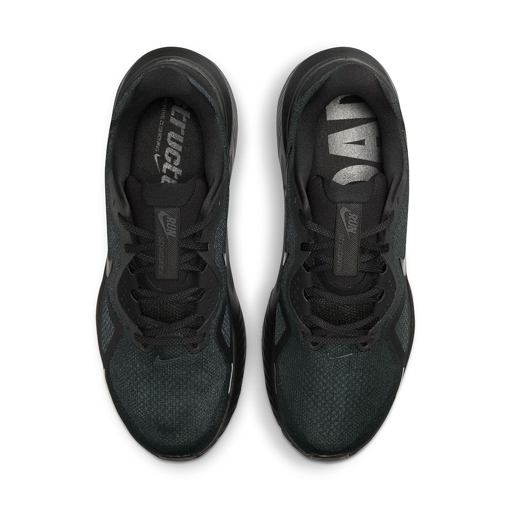 ナイキ（NIKE）（メンズ）ランニングシューズ ジョギングシューズ ストラクチャー 26 ブラック HJ1102-001 クッション性 耐久性 