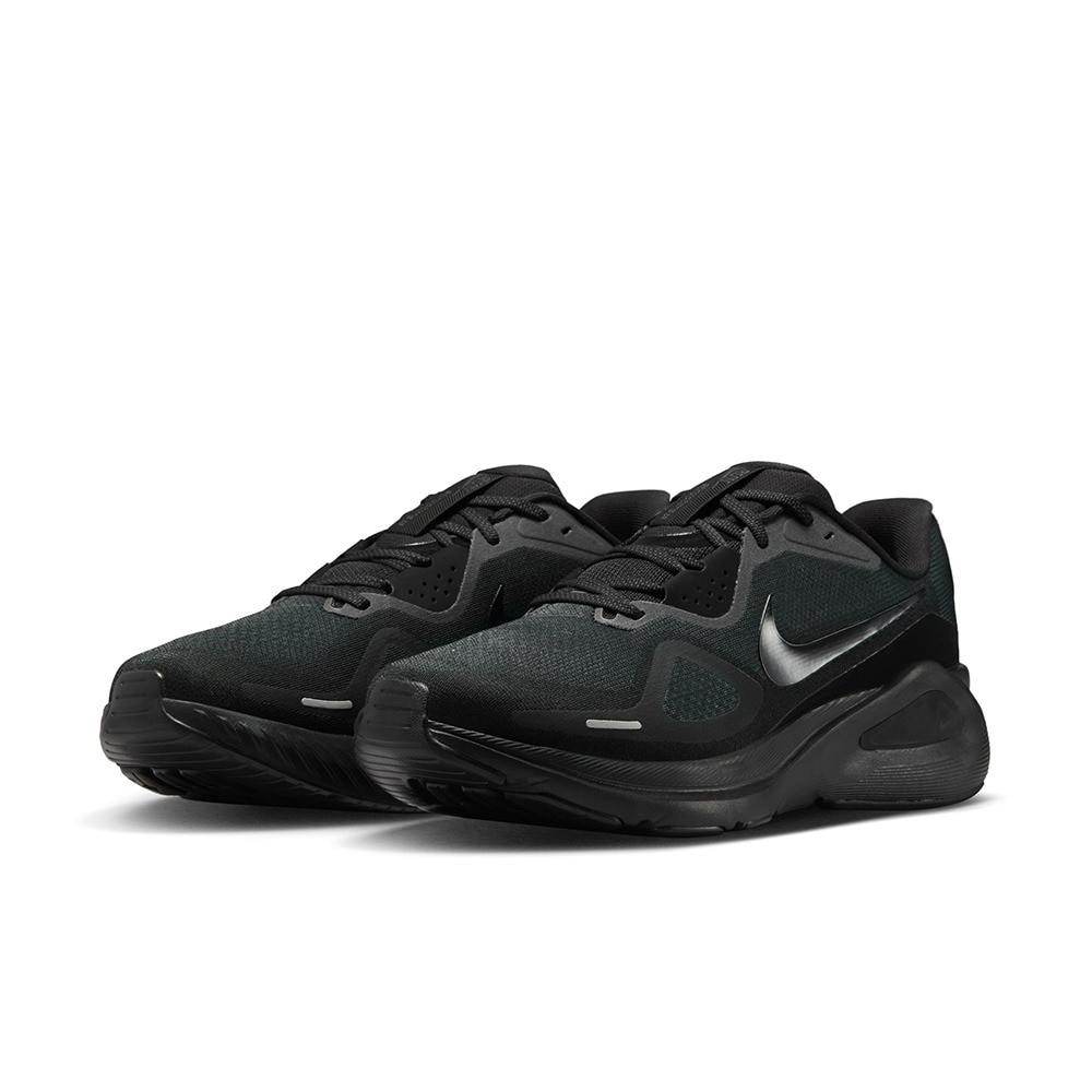 ナイキ（NIKE）（メンズ）ランニングシューズ ジョギングシューズ ストラクチャー 26 ブラック HJ1102-001 クッション性 耐久性 