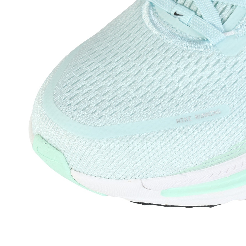 ナイキ（NIKE）（メンズ）ランニングシューズ ジョギングシューズ ズーム ボメロ 18 ライトブルー HM6803-403 軽量 クッション性 通気性