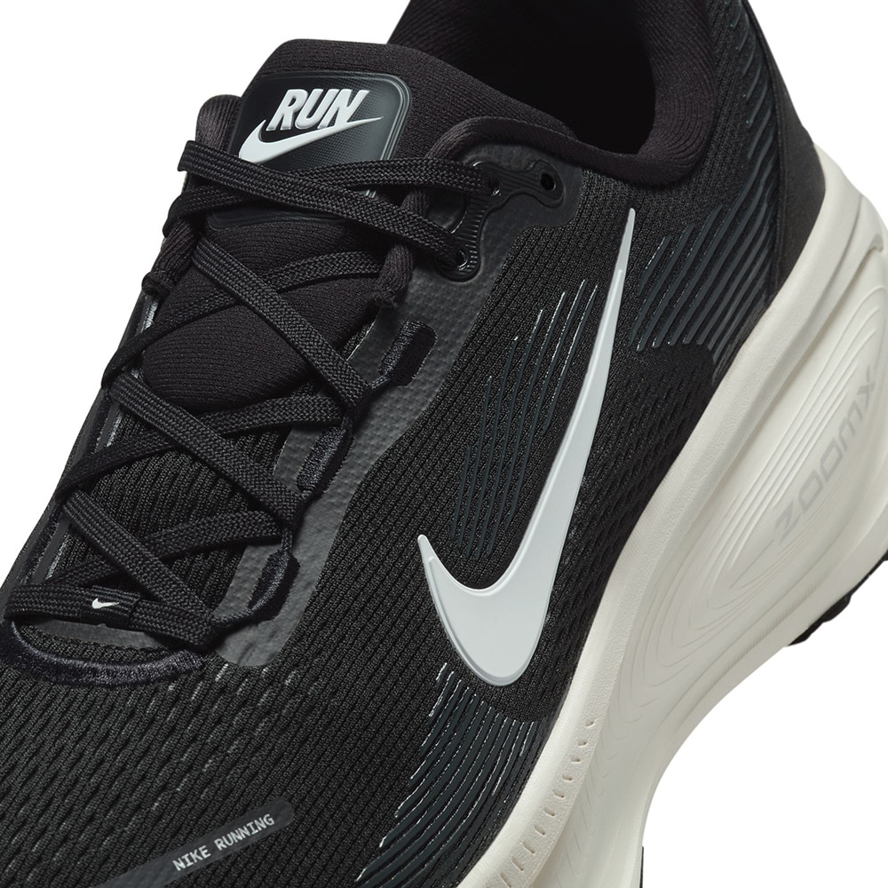 ナイキ（NIKE）（メンズ）ランニングシューズ ジョギングシューズ ズーム ボメロ 18 ワイド ブラック IF0514-002 軽量 クッション性 通気性 