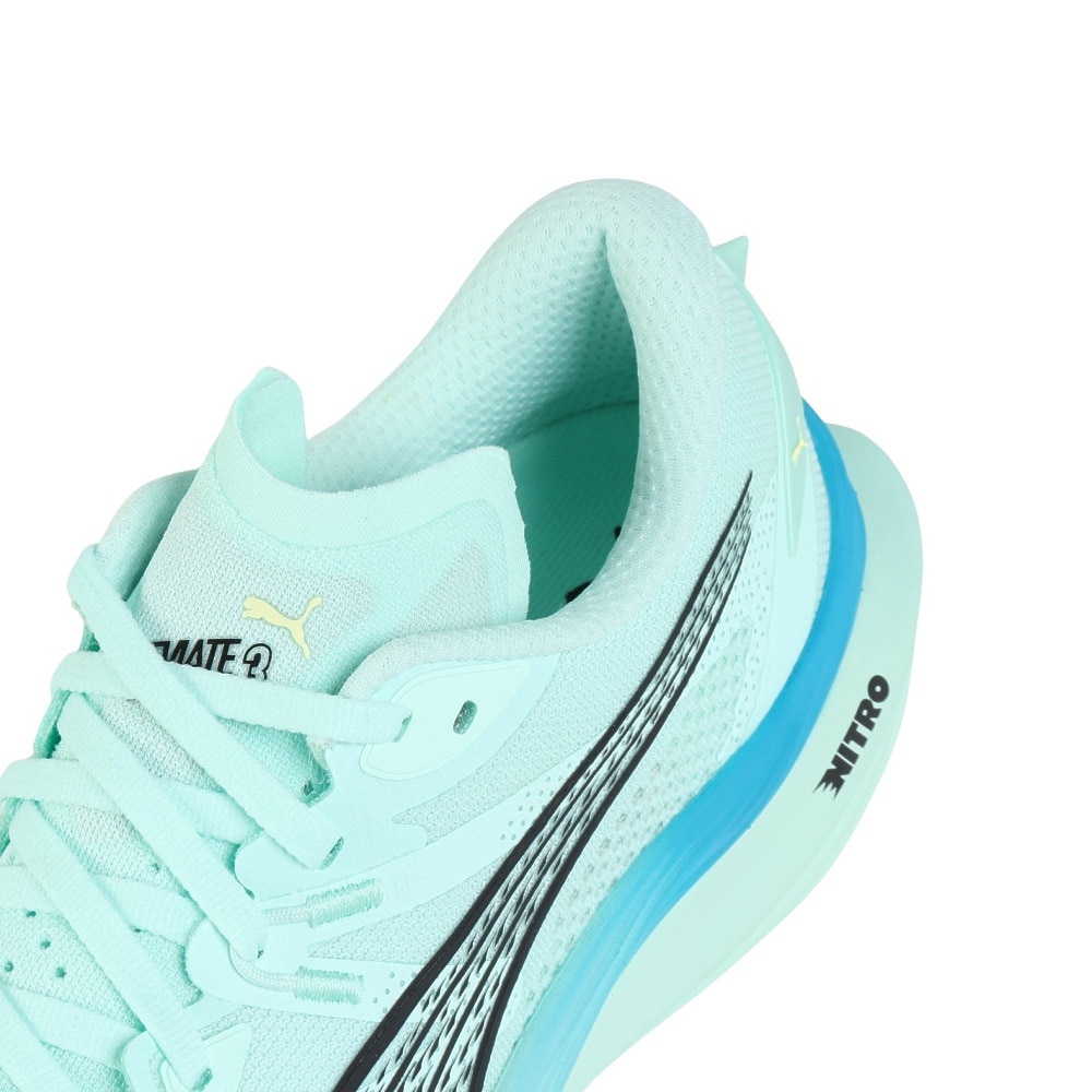 プーマ（PUMA）（メンズ）ランニングシューズ ジョギングシューズ ディヴィエイト ニトロ 3 ライトブルー 30970722 スニーカー