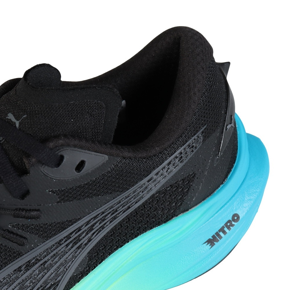 プーマ（PUMA）（メンズ）ランニングシューズ ジョギングシューズ ディヴィエイト ニトロ 3 ブラック 30970723 スニーカー