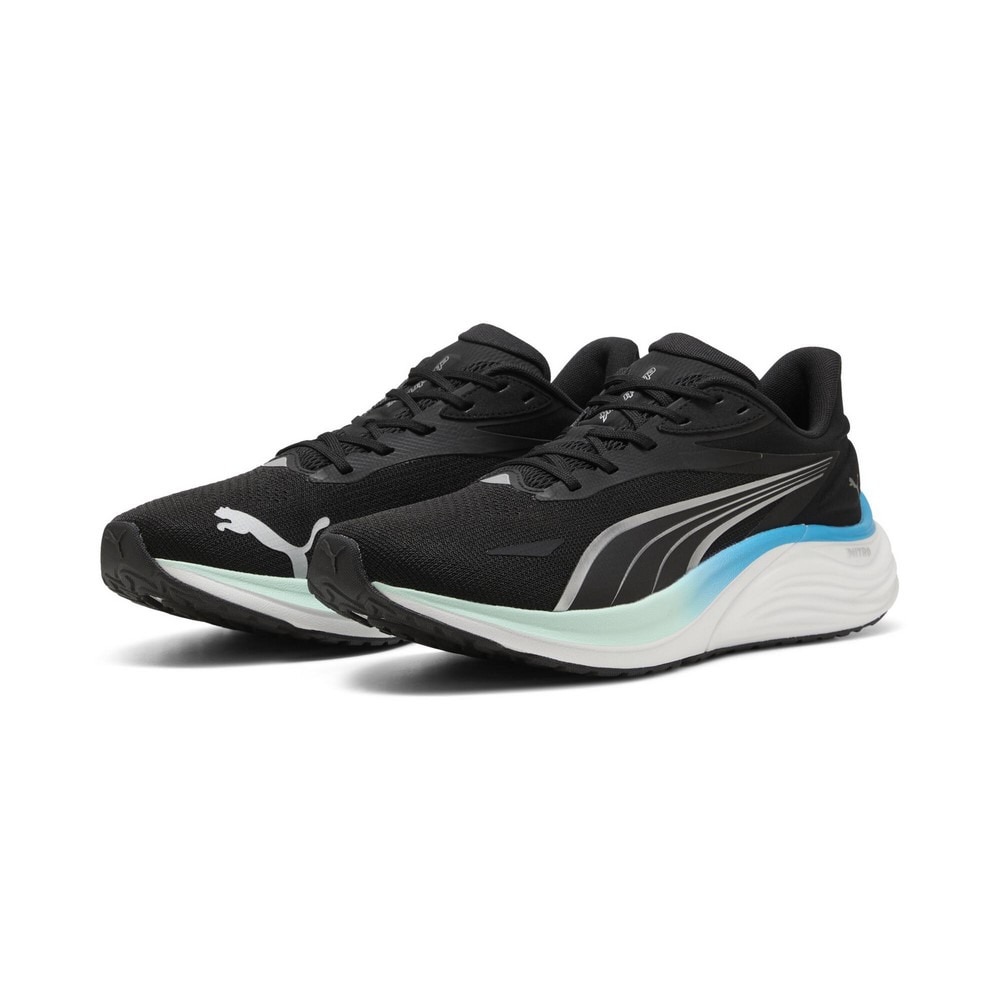 プーマ（PUMA）（メンズ）ランニングシューズ ジョギングシューズ エレクトリファイ ニトロ 4 ブラック 31078913 スニーカー