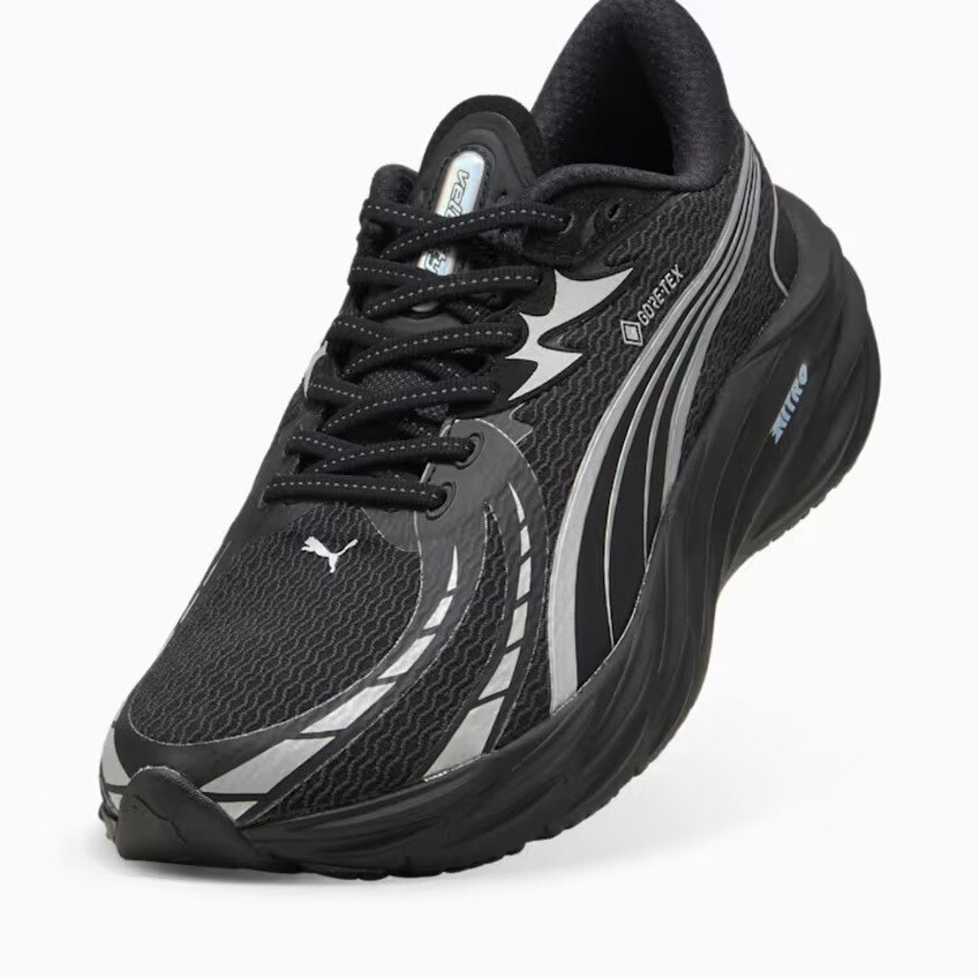 プーマ（PUMA）（メンズ）ランニングシューズ ジョギングシューズ ヴェロシティ ニトロ 4 ゴアテックス ブラック 31114401 スニーカー