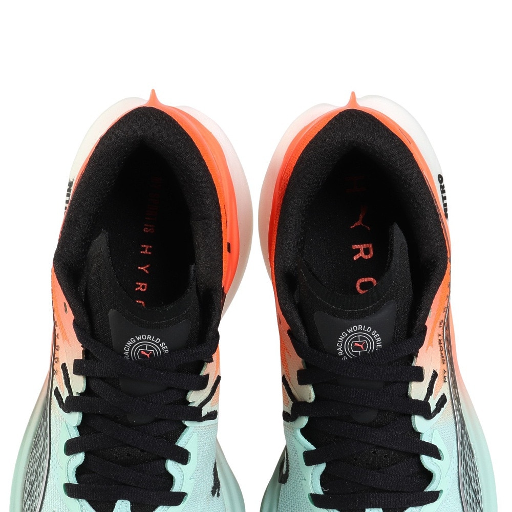プーマ（PUMA）（メンズ）ランニングシューズ ジョギングシューズ プーマ ハイロックス ディヴィエイト ニトロ 3 レッド ブルー 31229301 スニーカー