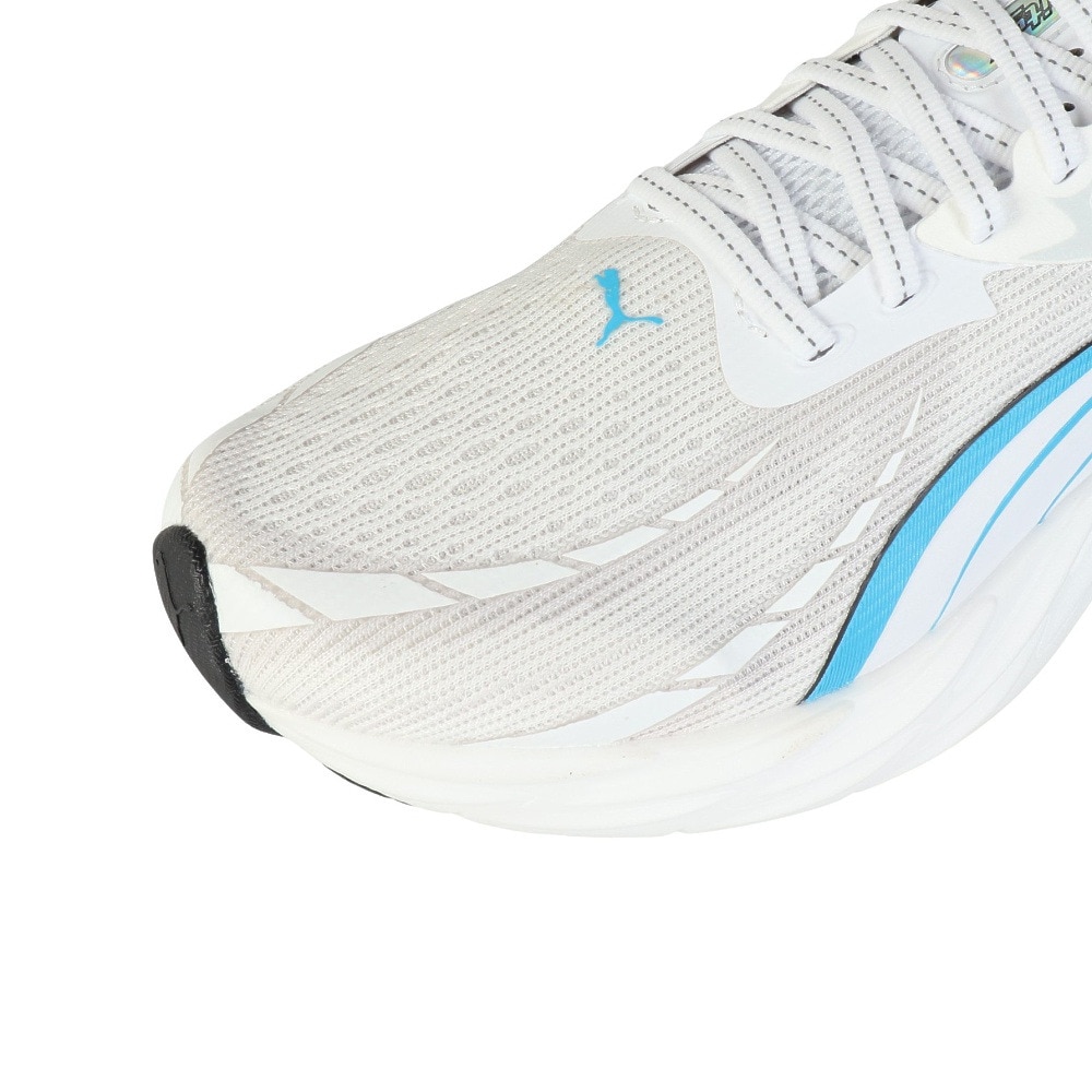 プーマ（PUMA）（メンズ）ランニングシューズ ジョギングシューズ ヴェロシティ ニトロ 4 AP ホワイト ブルー 31263503 スニーカー
