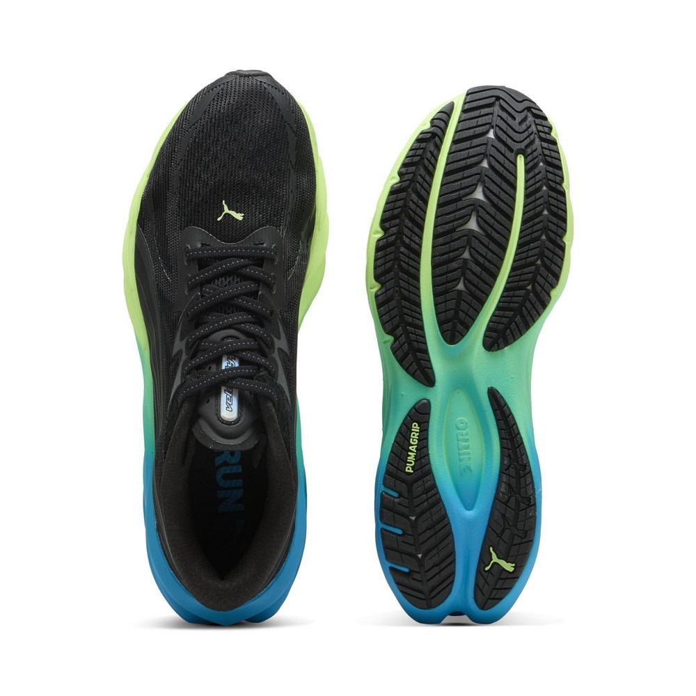 プーマ（PUMA）（メンズ）ランニングシューズ ジョギングシューズ ヴェロシティ ニトロ 4 AP ブラック 31263504 スニーカー