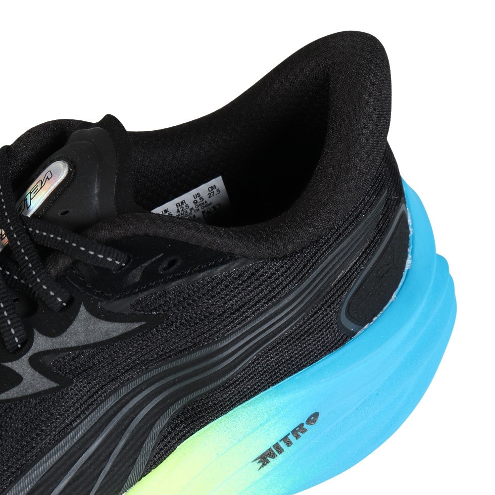 プーマ（PUMA）（メンズ）ランニングシューズ ジョギングシューズ ヴェロシティ ニトロ 4 AP ブラック 31263504 スニーカー
