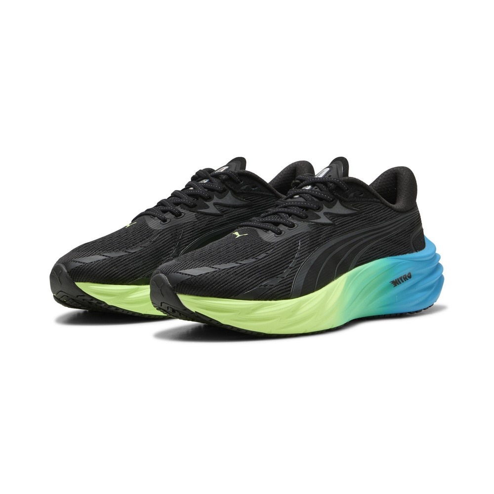 プーマ（PUMA）（メンズ）ランニングシューズ ジョギングシューズ ヴェロシティ ニトロ 4 AP ブラック 31263504 スニーカー