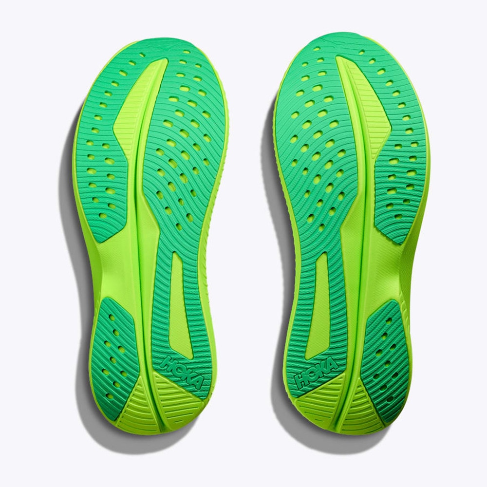 ホカ（HOKA）（メンズ）ランニングシューズ ジョギングシューズ マッハ 6 ライム ホワイト 1147790-WNL スニーカー