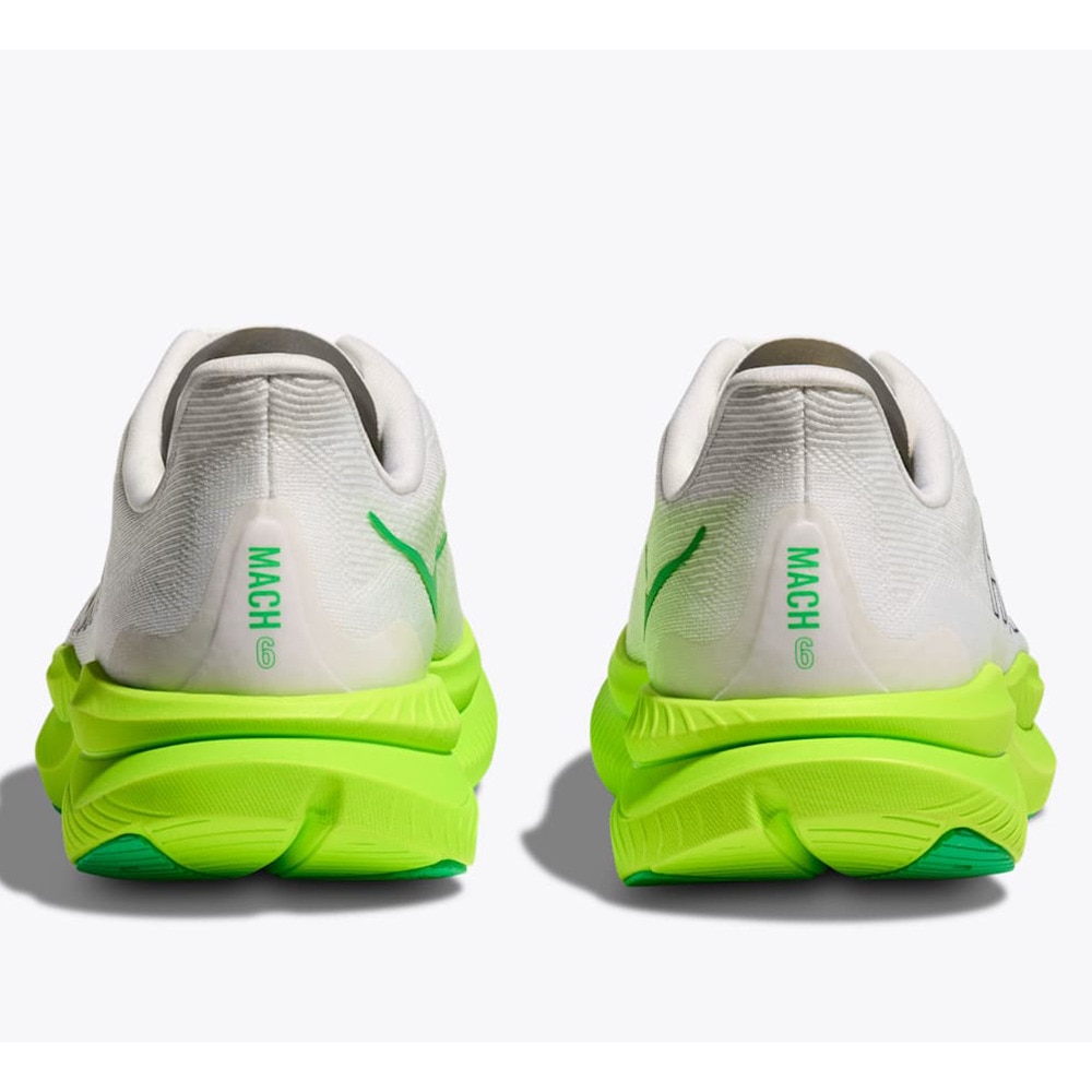 ホカ（HOKA）（メンズ）ランニングシューズ ジョギングシューズ マッハ 6 ライム ホワイト 1147790-WNL スニーカー