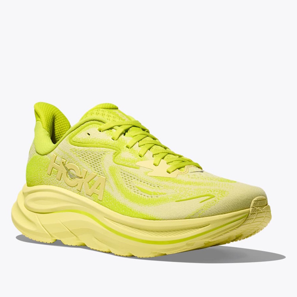 ホカ（HOKA）（メンズ）ランニングシューズ ジョギングシューズ クリフトン 10 イエロー 1162030-NSS スニーカー