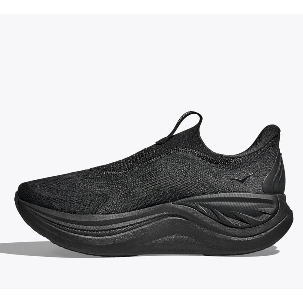 ホカ（HOKA）（メンズ）ランニングシューズ ジョギングシューズ スカイワード レースレス ブラック 1168876-BBLC スニーカー