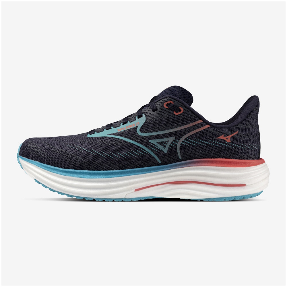 ミズノ（MIZUNO）（メンズ）【先行予約商品】ノベルティ付き! ランニングシューズ ジョギングシューズ ウエーブライダー 29 ネイビー ブルー J1GC250301