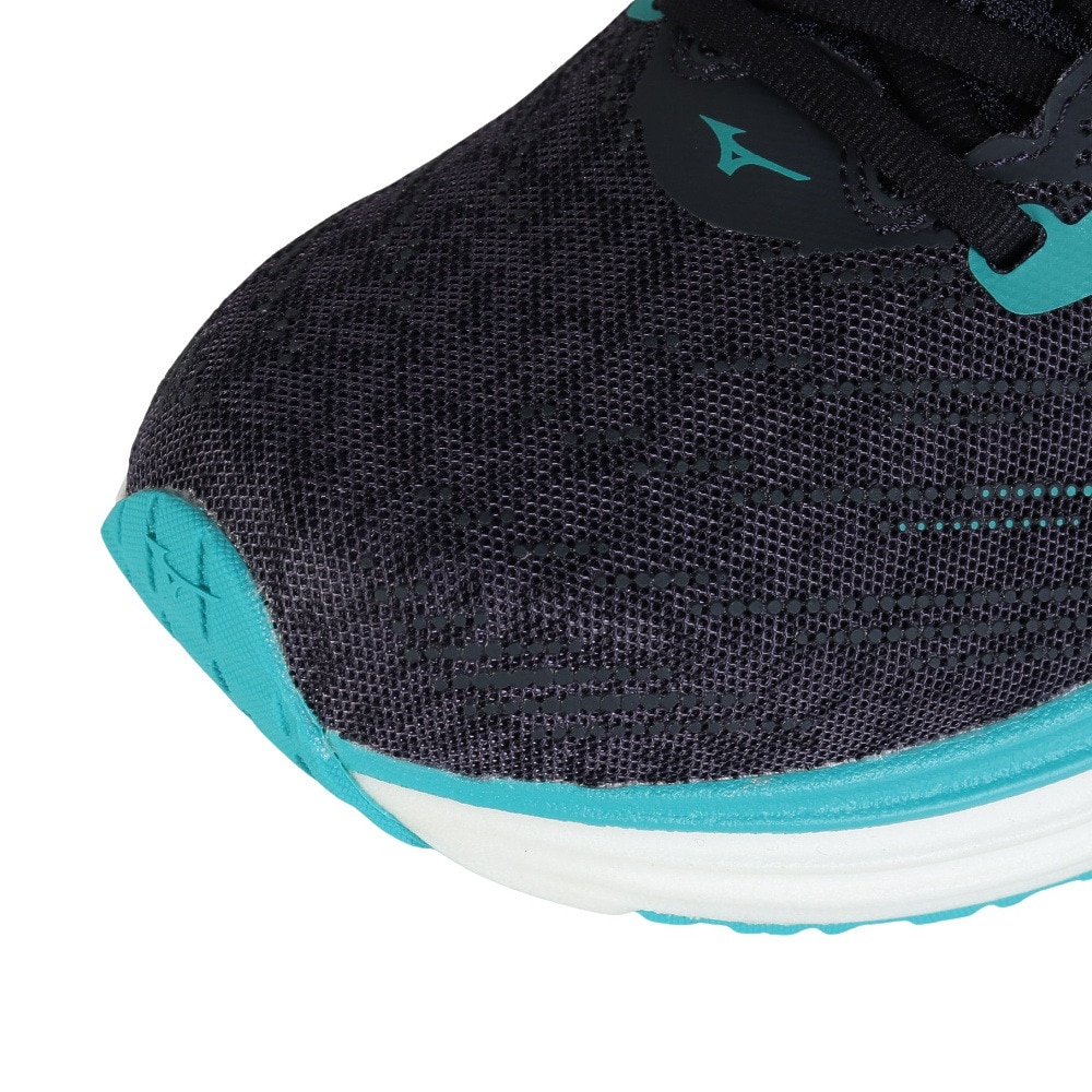 ミズノ（MIZUNO）（メンズ）ランニングシューズ ジョギングシューズ ウエーブライダー 29 ネイビー ブルー J1GC250301