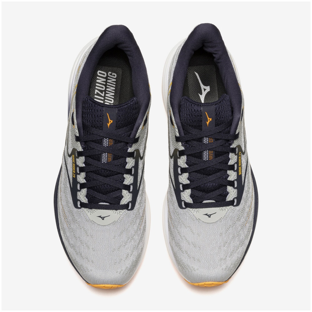 ミズノ（MIZUNO）（メンズ）【先行予約商品】ノベルティ付き! ランニングシューズ ジョギングシューズ ウエーブライダー 29 SW グレー ブラック J1GC250405