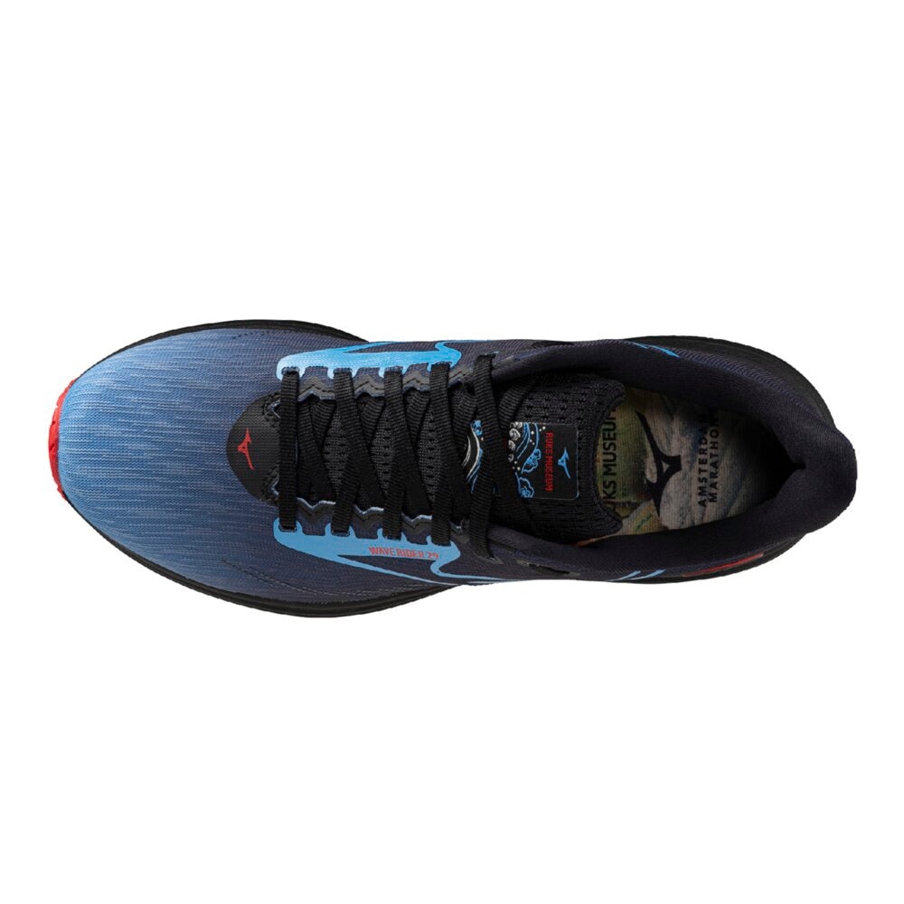 ミズノ（MIZUNO）（メンズ）ランニングシューズ ジョギングシューズ ウエーブライダー29 アムステルダム J1GC256201