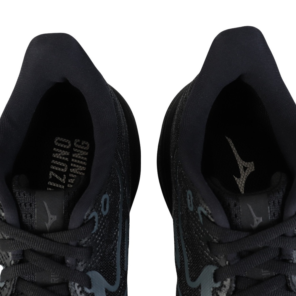 ミズノ（MIZUNO）（メンズ）ランニングシューズ ジョギングシューズ ウエーブライダー 29 SW ブラック J1GC256503