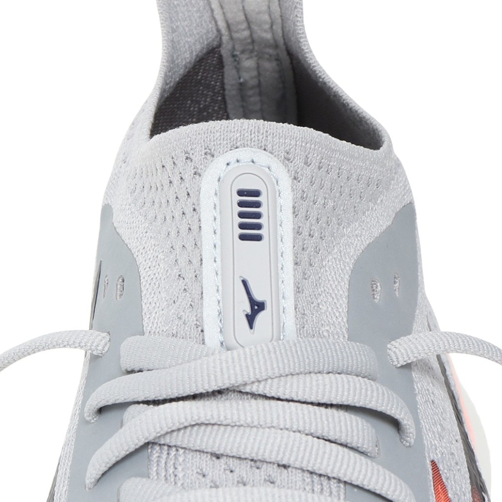 ミズノ（MIZUNO）（メンズ）ランニングシューズ ジョギングシューズ ミズノ ネオ ゼン グレー レッド J1GC258651 スニーカー