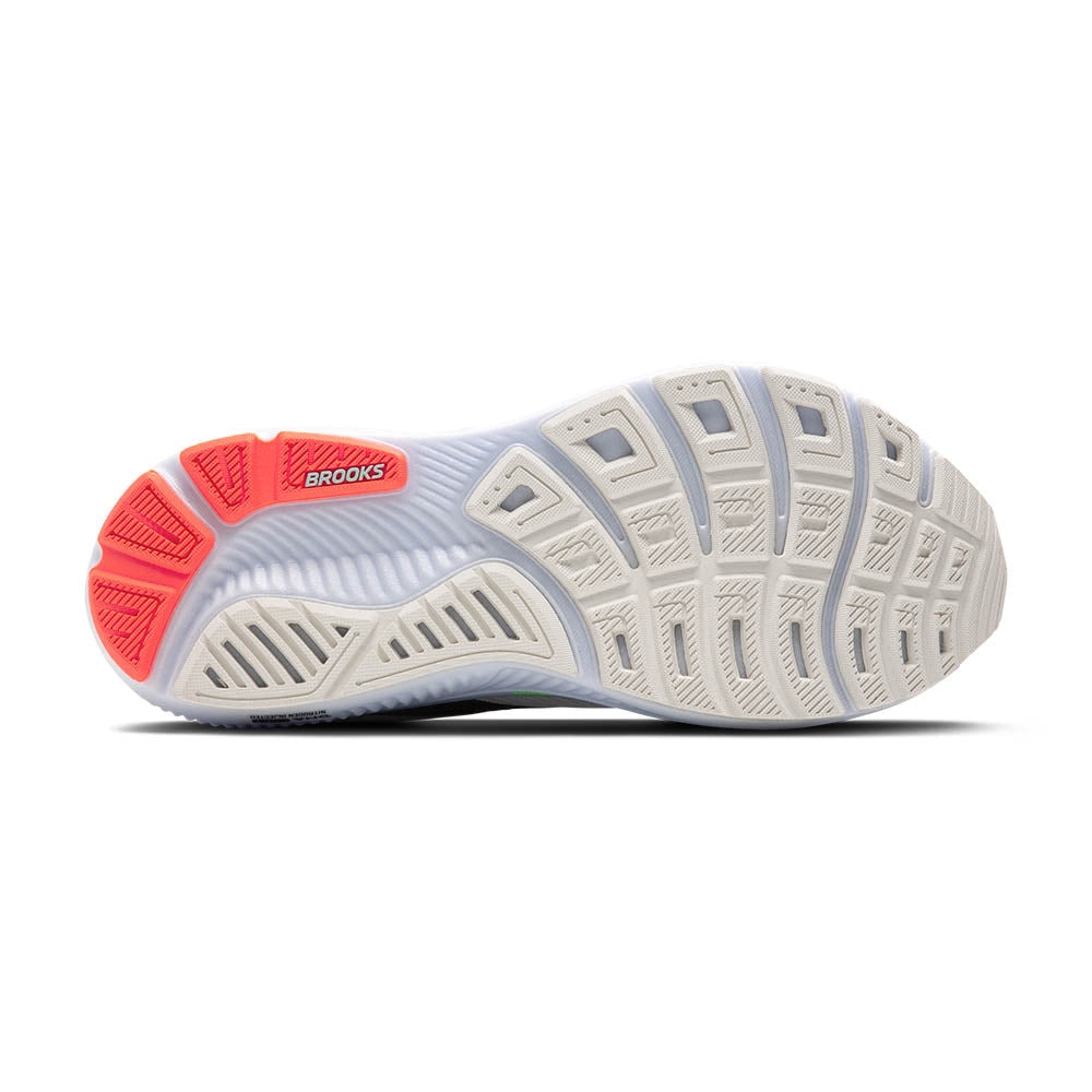 ブルックス（BROOKS）（メンズ）ランニングシューズ ジョギングシューズ ゴースト 17 ホワイト グリーン BRM423 W/GRN スニーカー