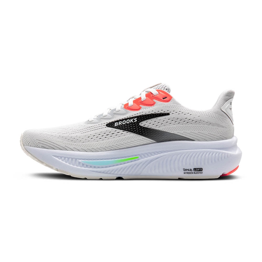 ブルックス（BROOKS）（メンズ）ランニングシューズ ジョギングシューズ ゴースト 17 ホワイト グリーン BRM423 W/GRN スニーカー