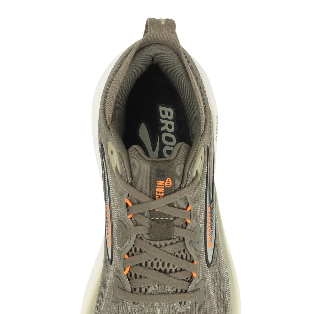 ブルックス（BROOKS）（メンズ）ランニングシューズ ジョギングシューズ グリセリン 22 カーキ BRM4453 KK スニーカー シューズ